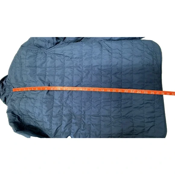 PATAGONIA Gratio Quilted Nano Puffer Jacket Mens X-Small Reversible Blue Plaid - Picture 10 of 13